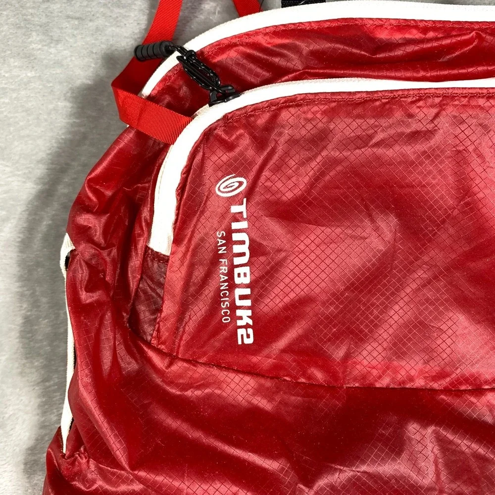 Timbuk2 Backpack Red Especial Raider Mission Cycling Lightweight Travel Commuter